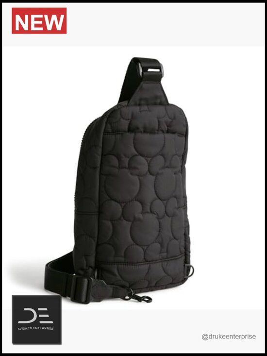 Featherweight Quilted Nylon Sling Backpack - Crossbody Water Resistant Travel main image 5
